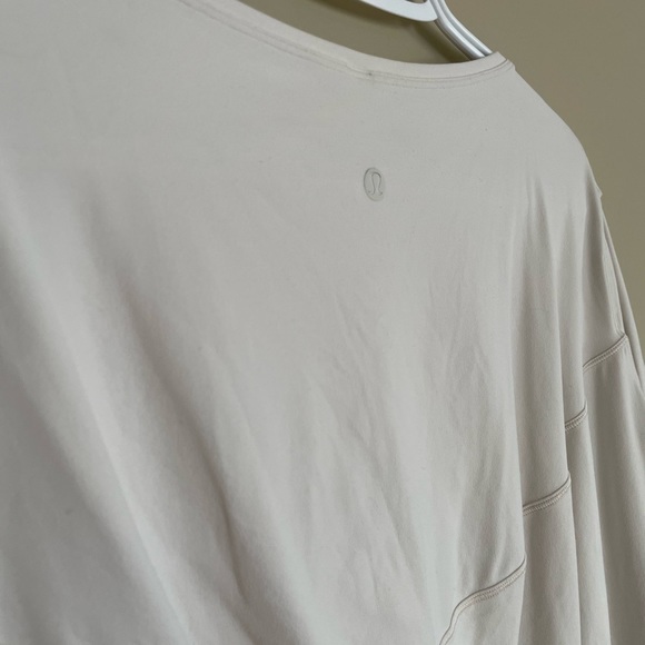 Lululemon Back in Action Short Sleeve T-Shirt *Nulu (White Opal) - Picture 8 of 9